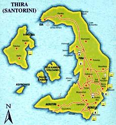 Santorini  island.