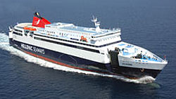 HELLENIC SEAWAYS  "F/B ARIADNE"....... Piraeus (Athens)- Chania (Crete) & Chania (Crete) - Piraeus (Athens).