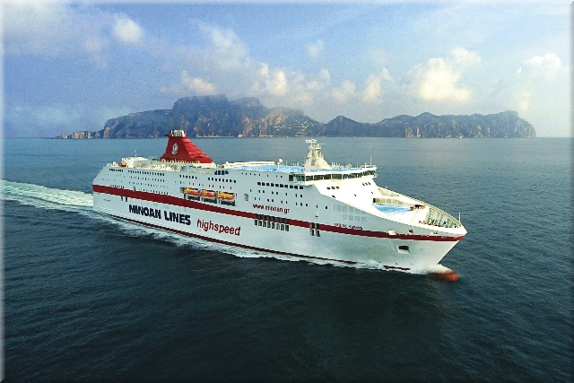 Ikarus Palace - Minoan Lines HighSpeed Ferries. Venice-Igoumenitsa-Venice and Venice Igoumenitsa Corfu Patras