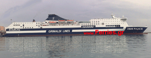 Zeus Palace - Minoan Lines / Grimaldi Lines Fahren.